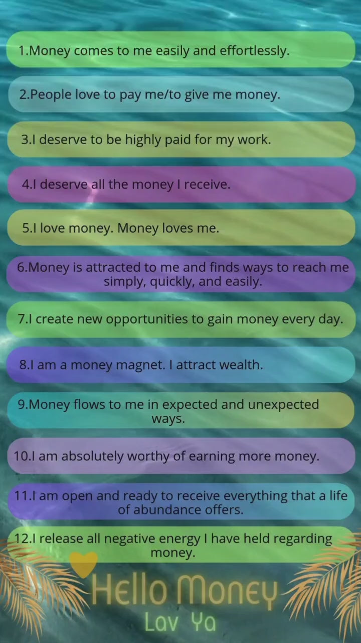 Money is energy