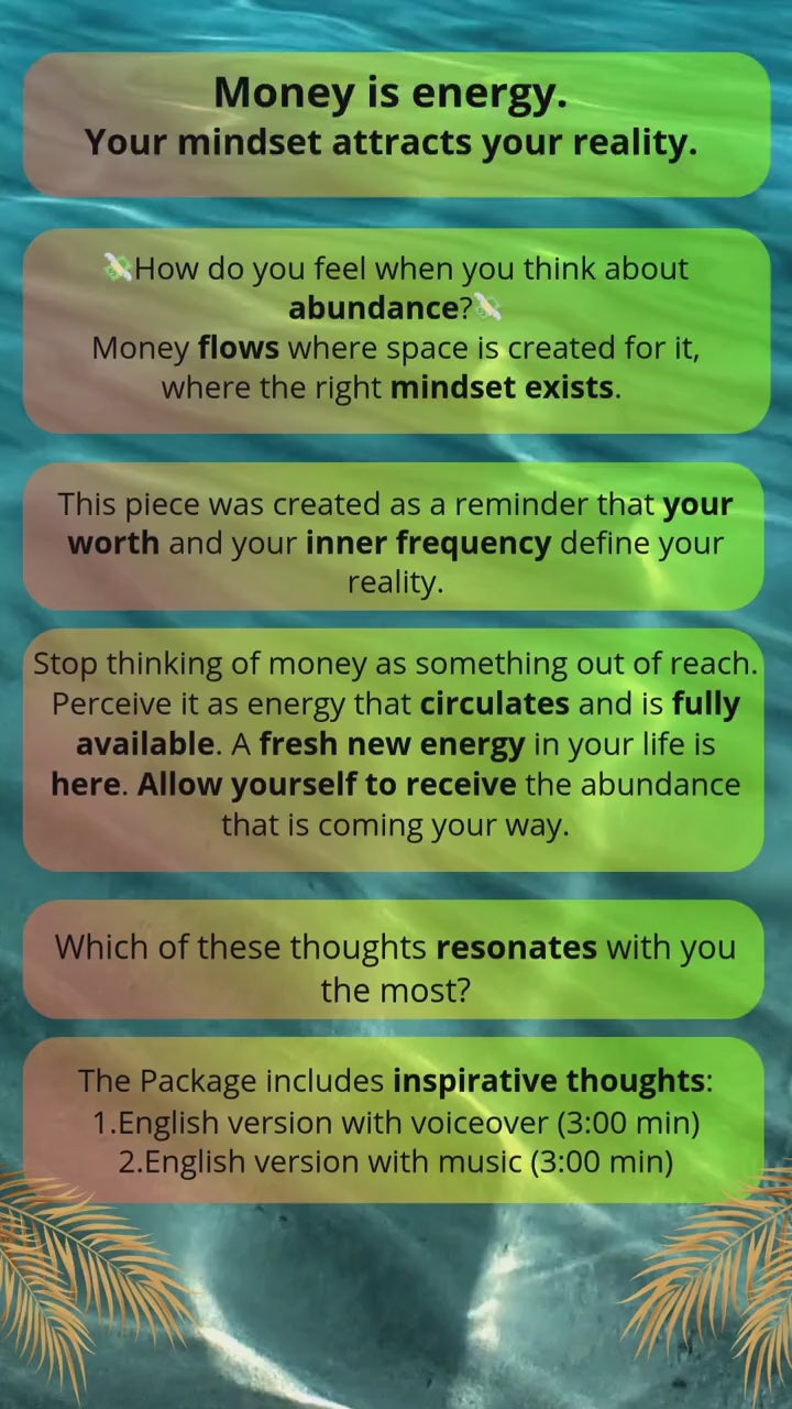 Money is energy